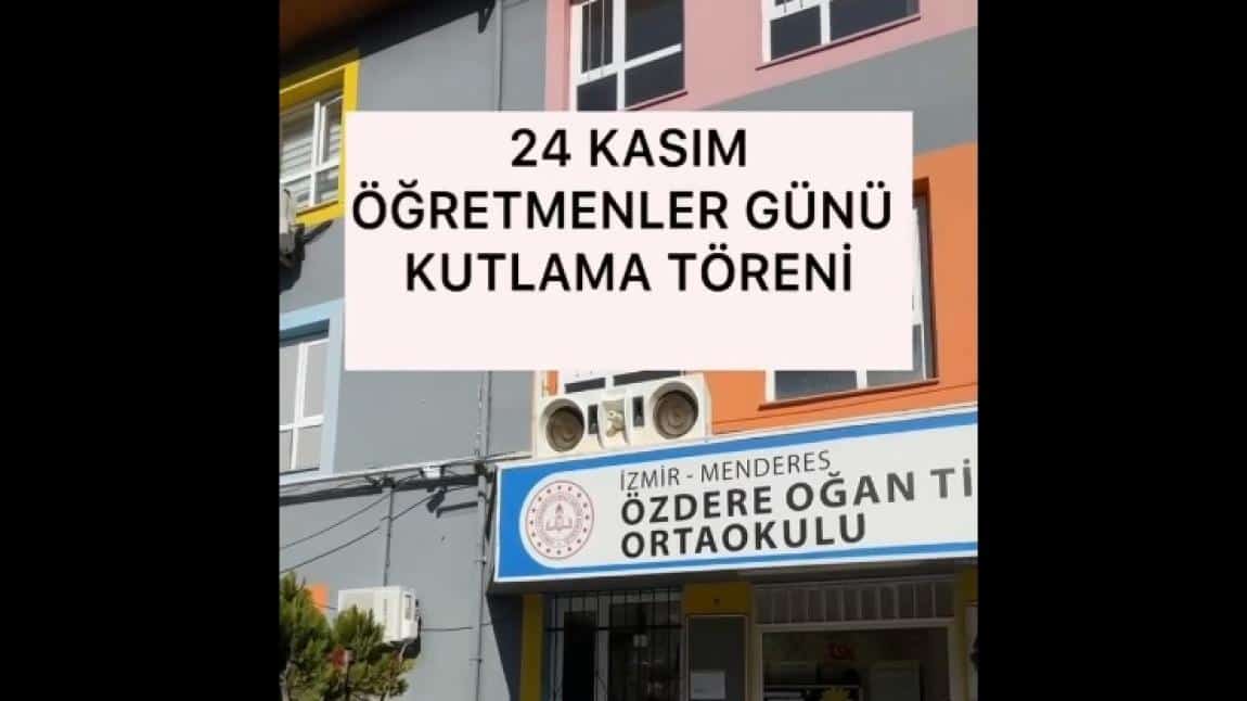 ÖĞRETMENLER GÜNÜ TÖRENİ